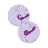 Xocoon Stimulateur de point G Strapless Strap-On 13 x 3.5cm Violet